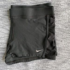 Nike dri-fit spandex dark gray